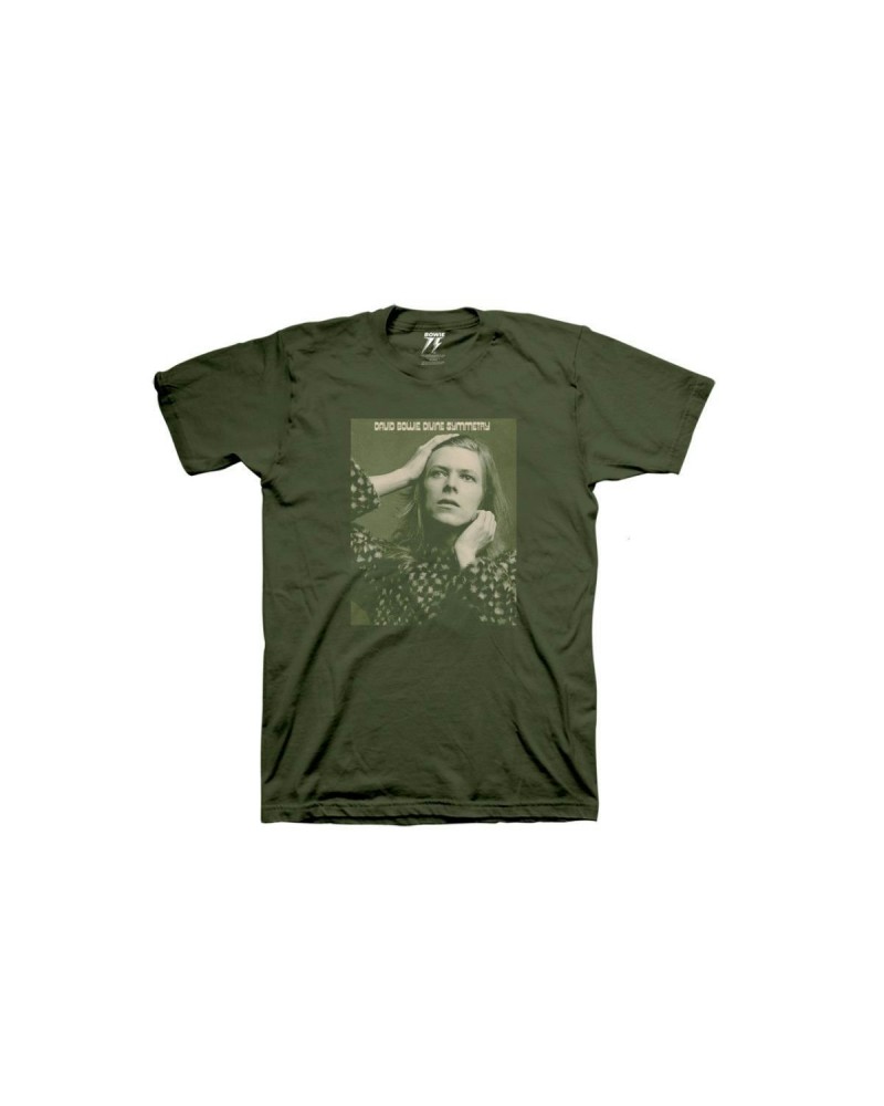 David Bowie A Divine Symmetry Olive T-shirt $13.65 Shirts