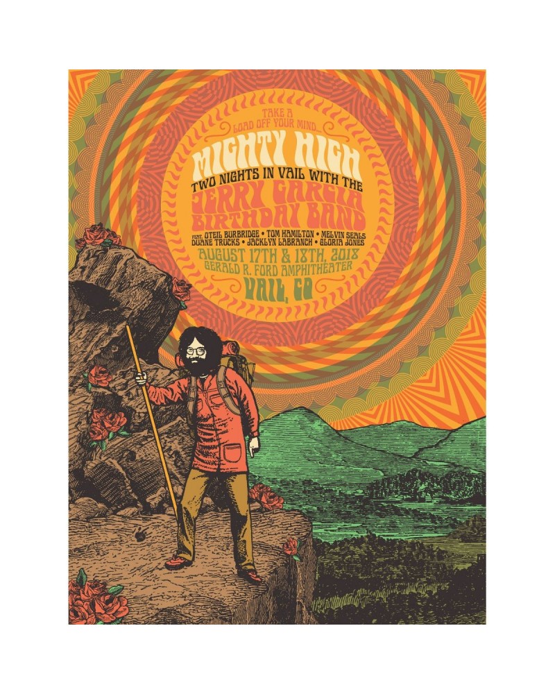 Jerry Garcia Mighty High Limited Edition Poster $14.10 Decor