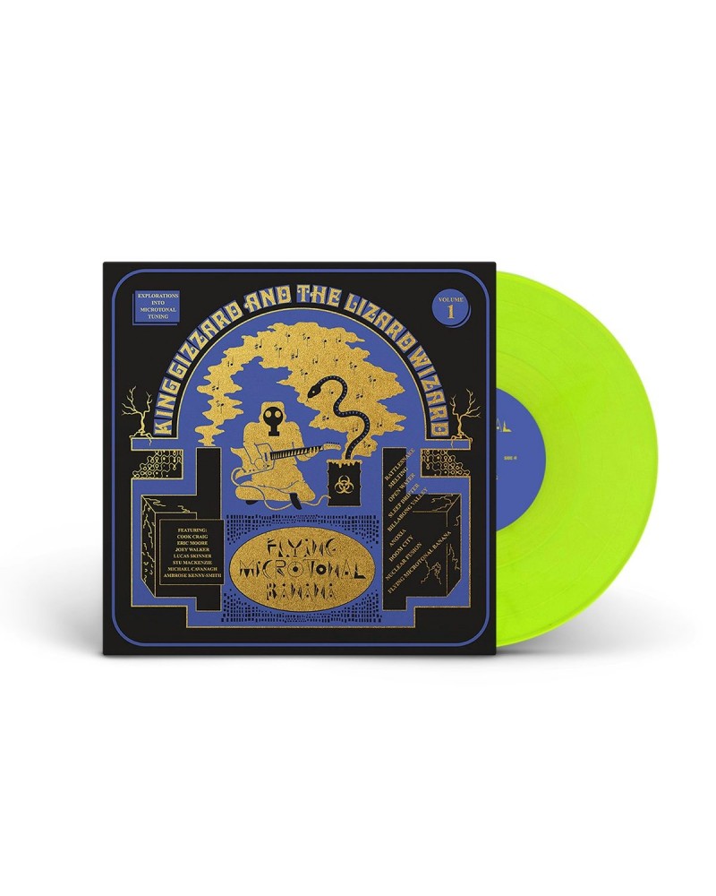 King Gizzard & The Lizard Wizard – “Flying Microtonal Banana” Highlighter Yellow Vinyl $11.50 Vinyl