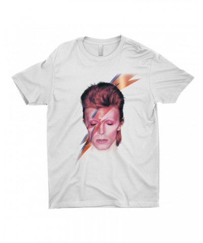 David Bowie T-Shirt | Aladdin Sane With Lightning Bolt Design Shirt $11.48 Shirts