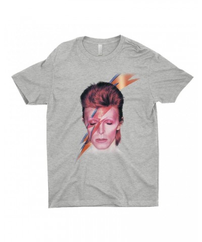 David Bowie T-Shirt | Aladdin Sane With Lightning Bolt Design Shirt $11.48 Shirts