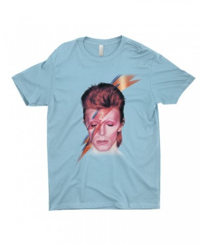 David Bowie T-Shirt | Aladdin Sane With Lightning Bolt Design Shirt $11.48 Shirts