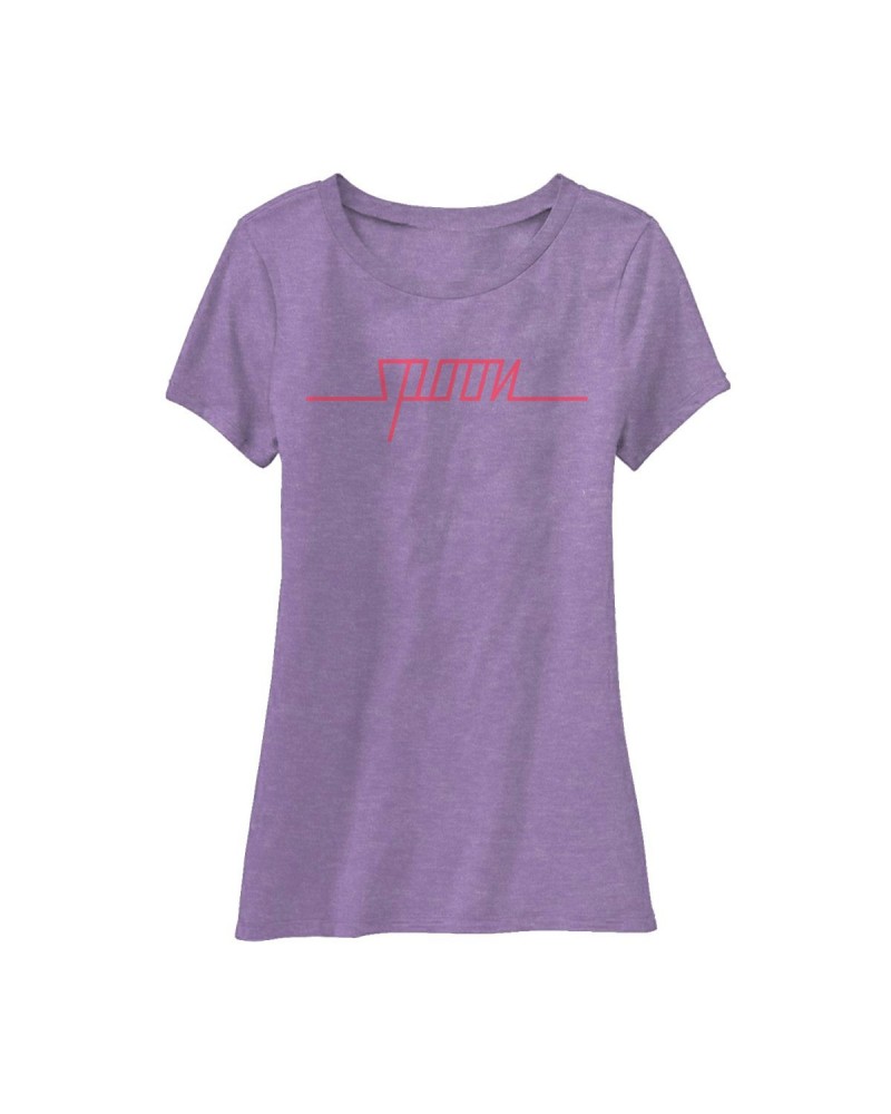 Spoon LESLEY HERMANN LOGO PURPLE T-SHIRT $8.40 Shirts