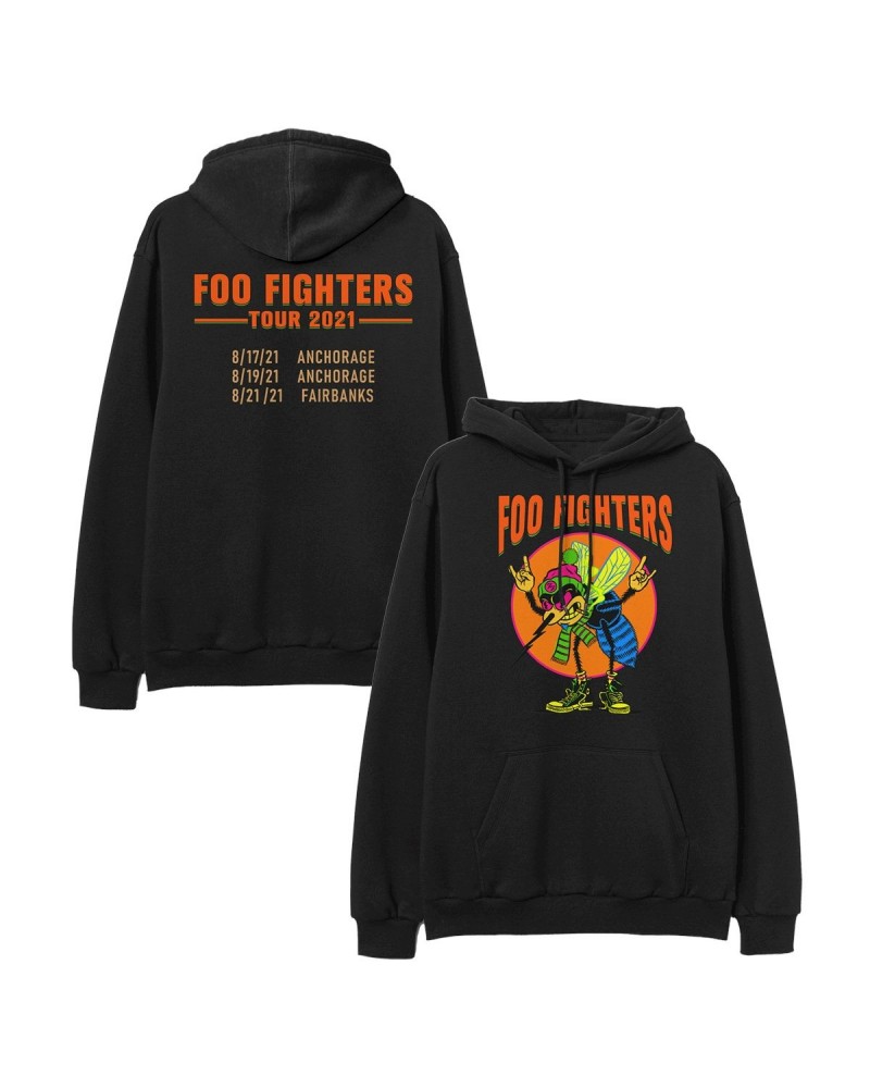 Foo Fighters Alaska Tour Hoodie $15.30 Sweatshirts