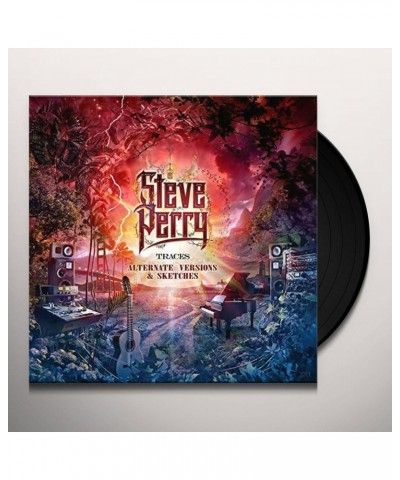 Steve Perry Traces (Alternate Versions & Sketches) (Deluxe Picture Disc & Red 2 LP) Vinyl Record $15.84 Vinyl