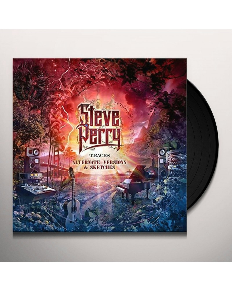 Steve Perry Traces (Alternate Versions & Sketches) (Deluxe Picture Disc & Red 2 LP) Vinyl Record $15.84 Vinyl