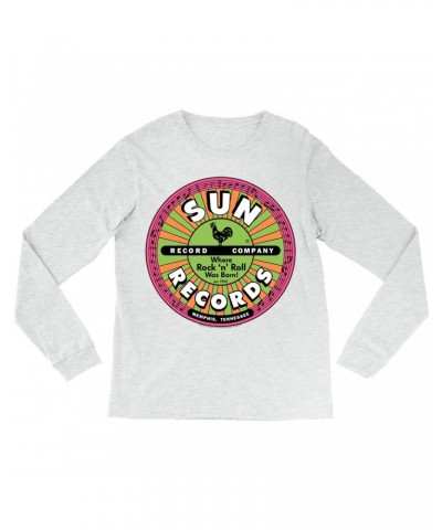 Sun Records Long Sleeve Shirt | Where Rock n Roll Was Born Colorful Label Shirt $11.68 Shirts