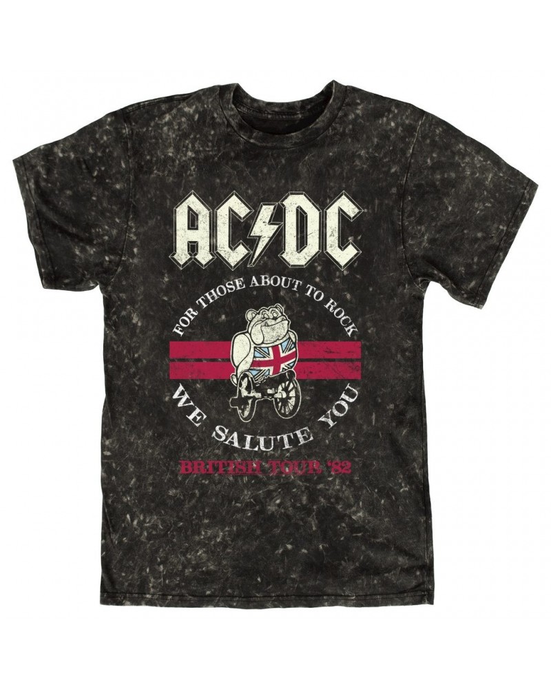 AC/DC T-shirt | British Tour '82 Mineral Wash Shirt $10.48 Shirts