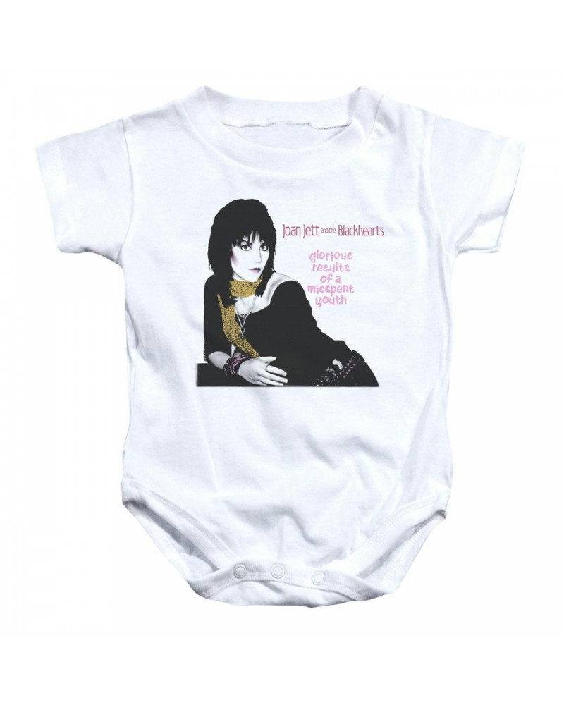 Joan Jett & the Blackhearts Baby Onesie | MISSPENT YOUTH Infant Snapsuit $7.20 Kids