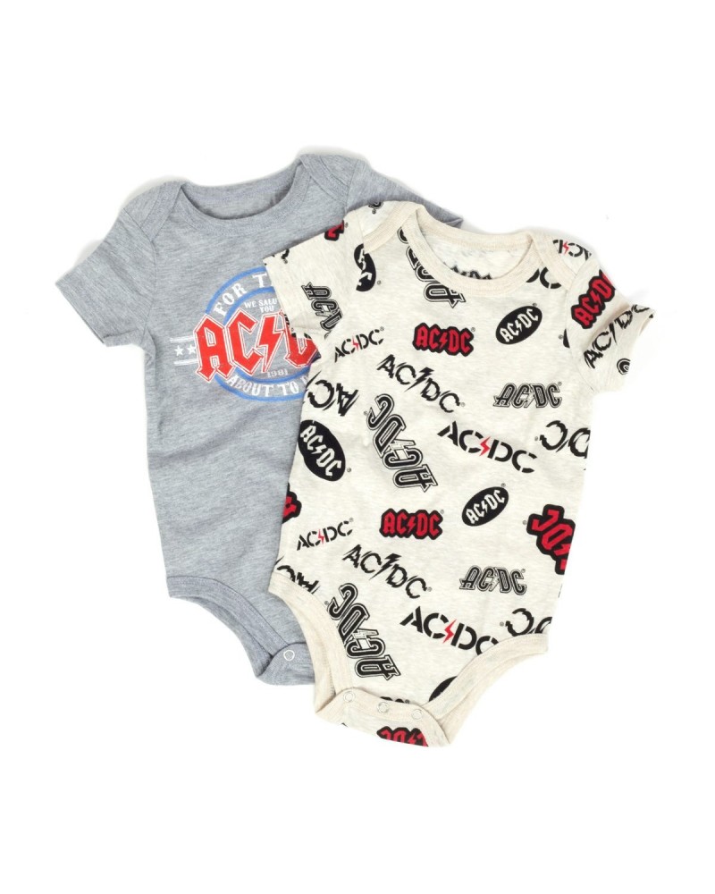 AC/DC For Those About To Rock Onesie/AC/DC Logos Two pack $6.40 Kids