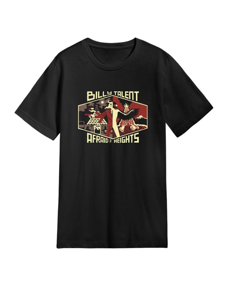 Billy Talent Afraid of Heights T-Shirt with Back Print $5.43 Shirts