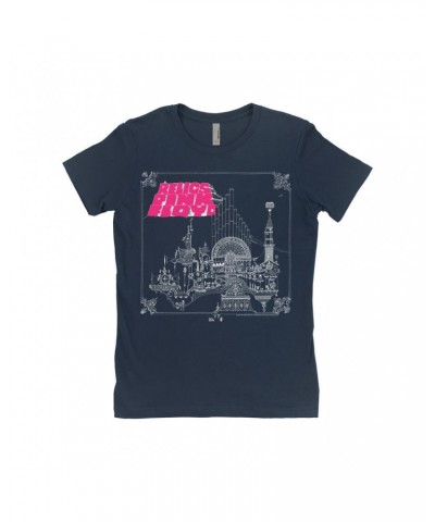 Pink Floyd Ladies' Boyfriend T-Shirt | Hot Pink Relic Design Shirt $11.48 Shirts