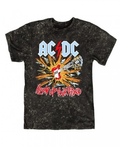 AC/DC T-shirt | Blow Up Your Video Primary Colors Mineral Wash Shirt $14.98 Shirts