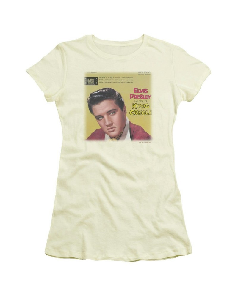 Elvis Presley Juniors Shirt | KING CREOLE SOUNDTRACK Juniors T Shirt $7.74 Shirts