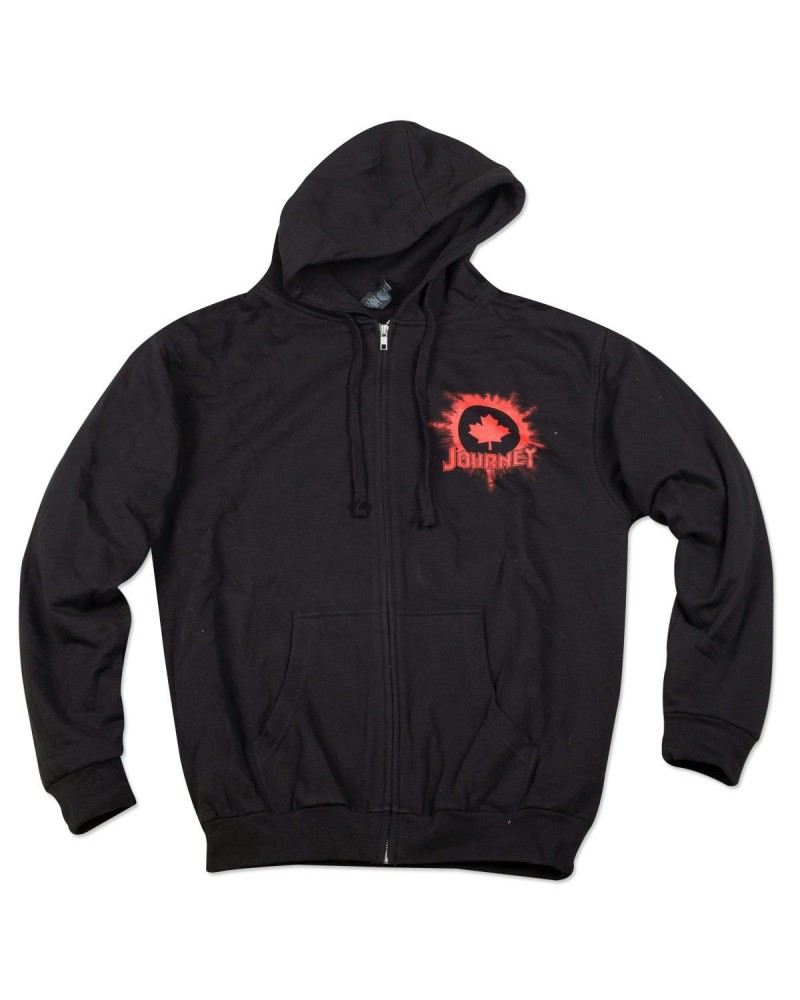 Journey 2015 Tour Zip Hoodie Leaf Logo $29.90 Sweatshirts