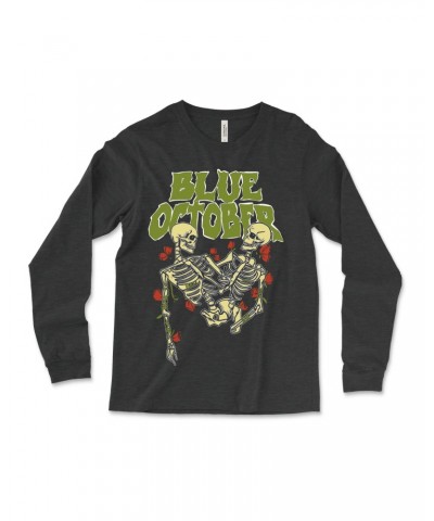 Blue October Skeleton Buddies Long Sleeve Tee $18.00 Shirts