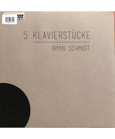 Irmin Schmidt 5 KLAVIERSTUCKE Vinyl Record $11.88 Vinyl