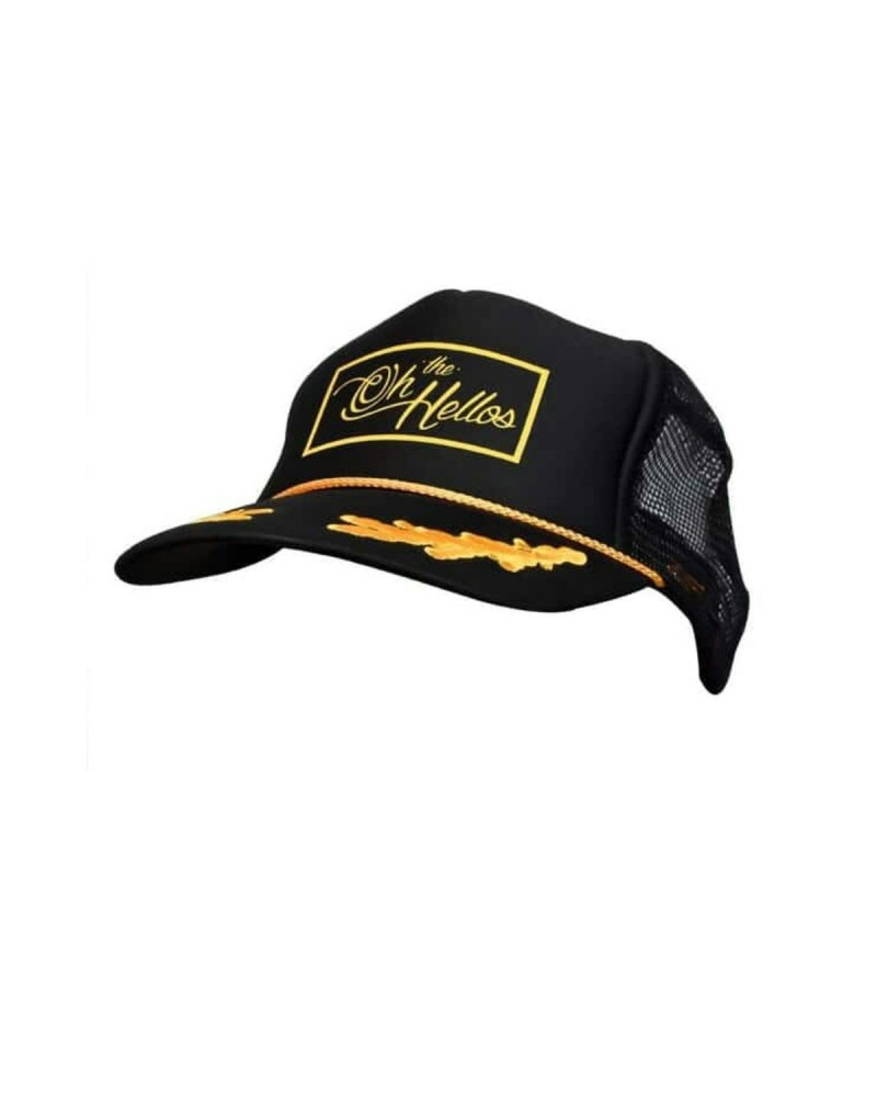 The Oh Hellos Black With Gold Leaf Cap $6.00 Hats