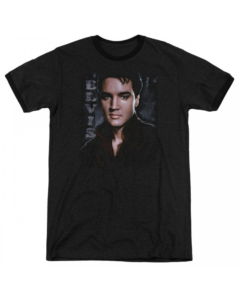 Elvis Presley Shirt | TOUGH Premium Ringer Tee $7.04 Shirts