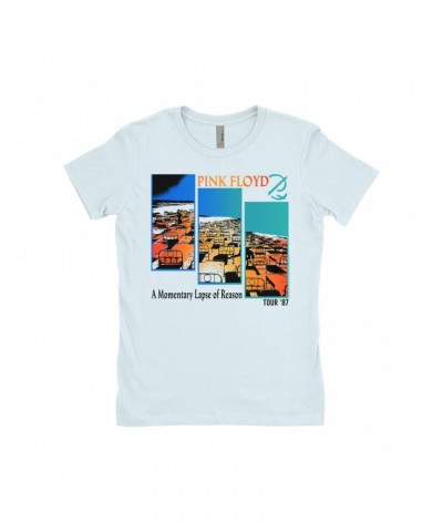 Pink Floyd Ladies' Boyfriend T-Shirt | Fragmented Momentary Lapse Of Reason '87 Tour Shirt $7.73 Shirts