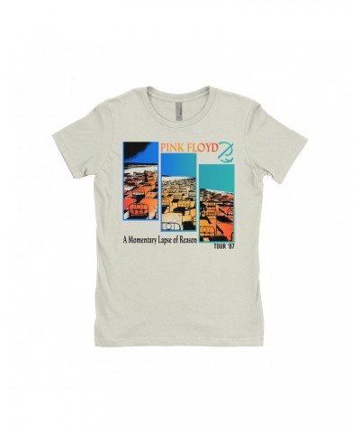 Pink Floyd Ladies' Boyfriend T-Shirt | Fragmented Momentary Lapse Of Reason '87 Tour Shirt $7.73 Shirts