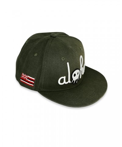 Pepper Aloha Skullconut Green Snapback Hat $14.70 Hats