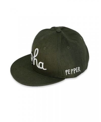 Pepper Aloha Skullconut Green Snapback Hat $14.70 Hats