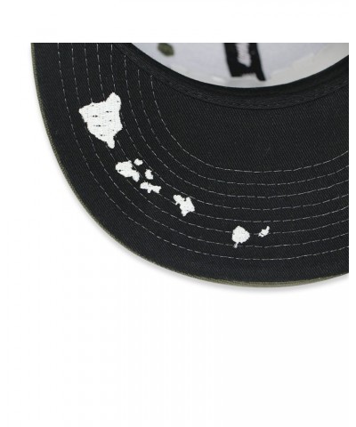 Pepper Aloha Skullconut Green Snapback Hat $14.70 Hats