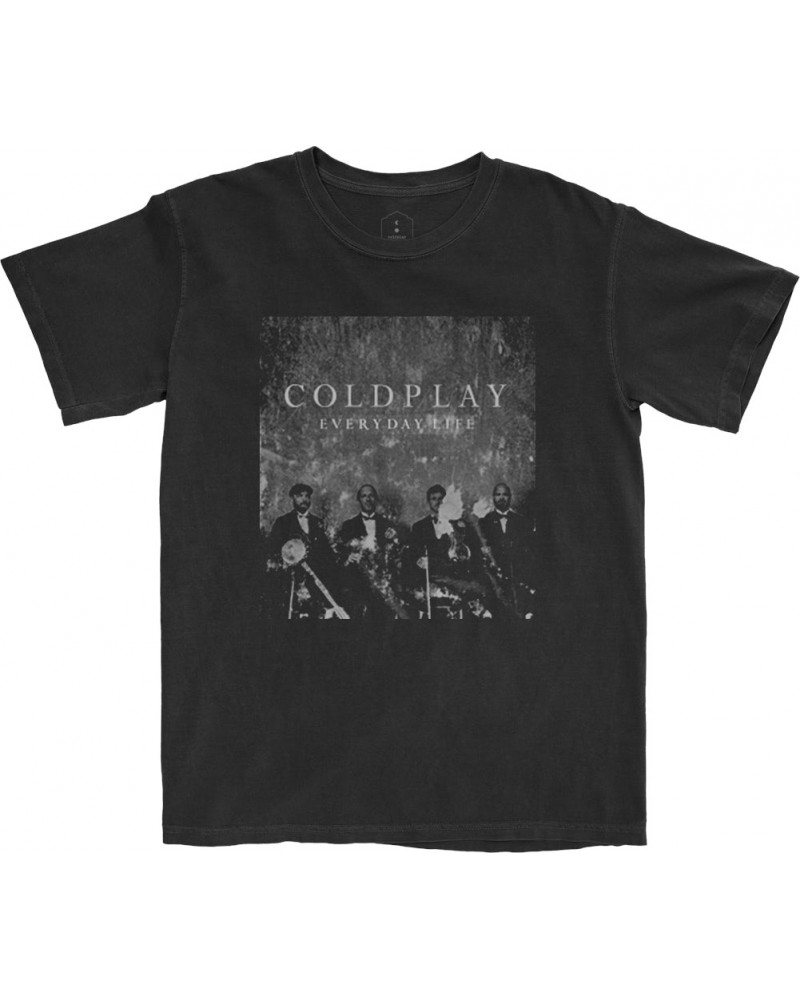 Coldplay Everyday Life Black T-Shirt $15.40 Shirts