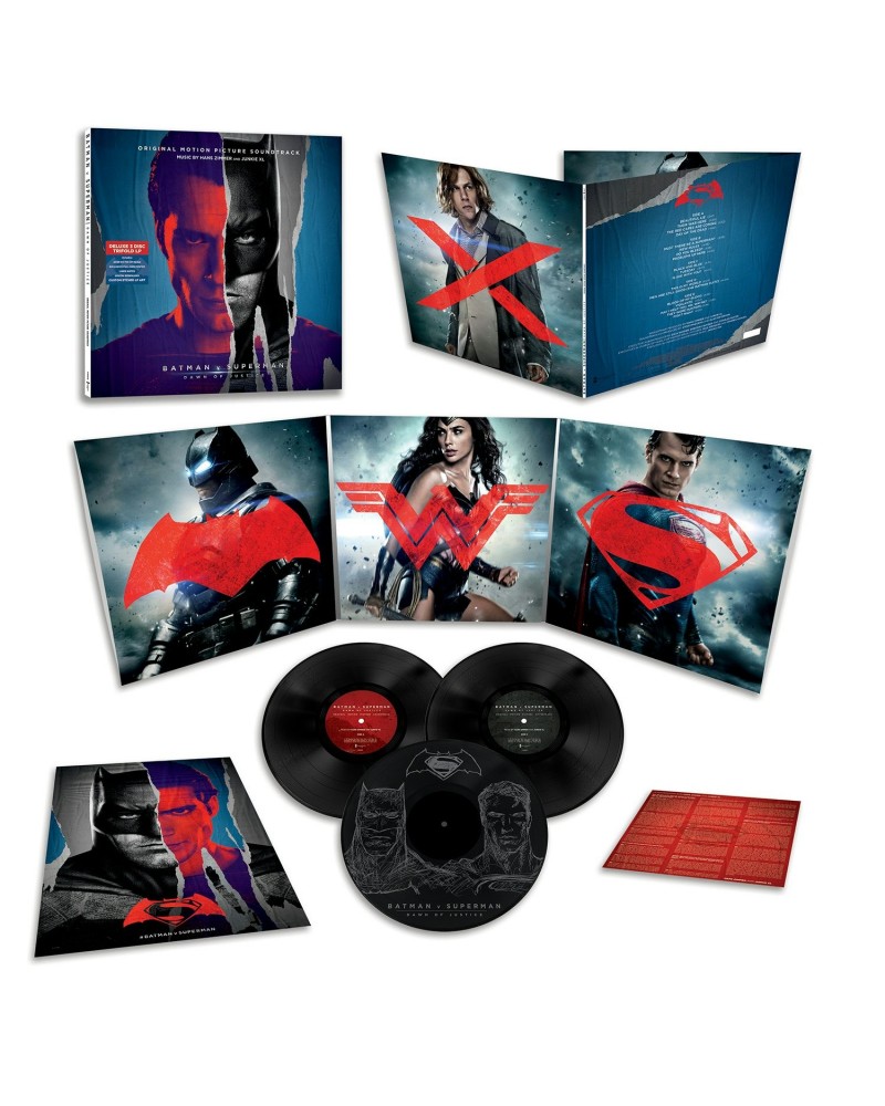 Hans Zimmer BATMAN V SUPERMAN: DAWN OF JUSTICE / Original Soundtrack Vinyl Record $19.13 Vinyl