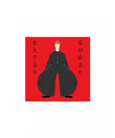 David Bowie Japanese Outfit 4"x4" Sticker $0.64 Accessories