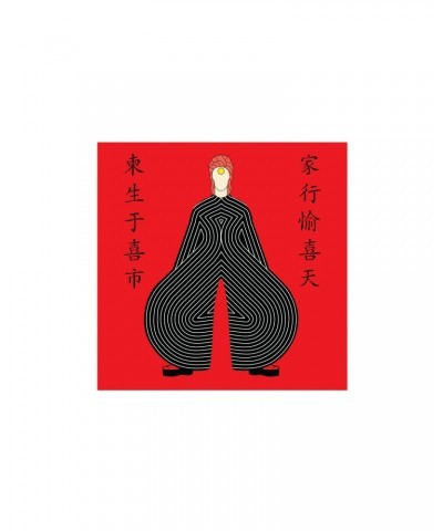 David Bowie Japanese Outfit 4"x4" Sticker $0.64 Accessories