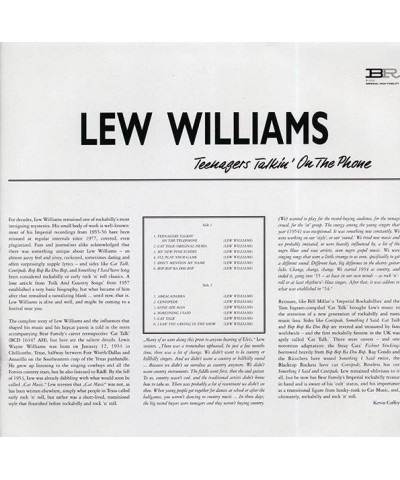 Lew Williams LP - Teenagers Talkin On The Phone (10") (Vinyl) $20.00 Vinyl