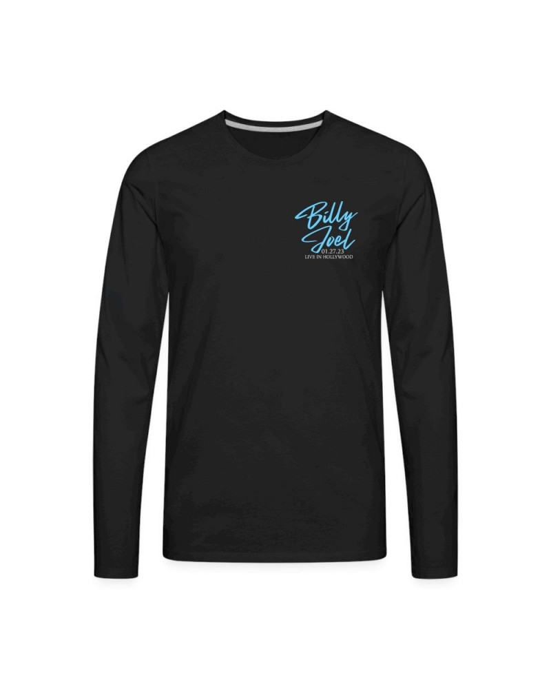 Billy Joel "1-27-23 Hollywood Set List" Black Long Sleeve Online Exclusive $19.20 Shirts