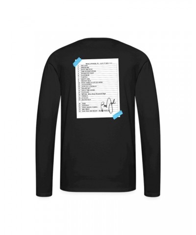 Billy Joel "1-27-23 Hollywood Set List" Black Long Sleeve Online Exclusive $19.20 Shirts