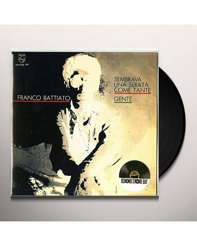 Franco Battiato SEMBRAVA UNA SERATA COME TANTE/GENTE Vinyl Record $5.74 Vinyl