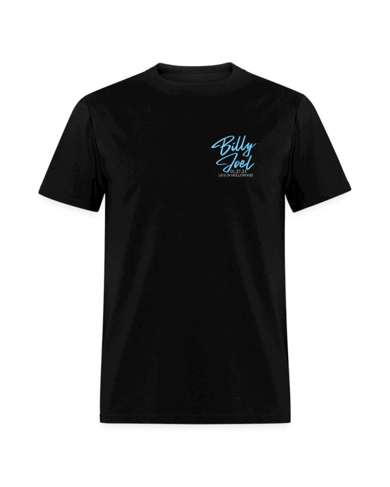 Billy Joel "1-27-23 Hollywood Set List" Black T-Shirt Online Exclusive $24.50 Shirts