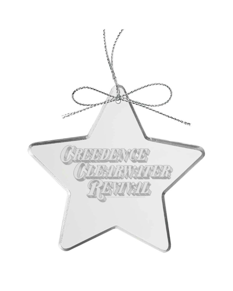 Creedence Clearwater Revival Stampede Star Laser-Etched Glass Ornament $7.84 Decor