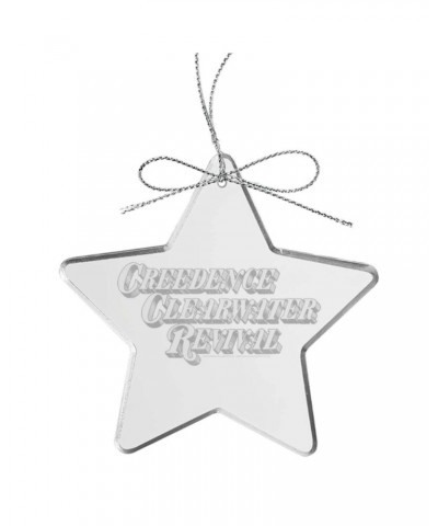 Creedence Clearwater Revival Stampede Star Laser-Etched Glass Ornament $7.84 Decor