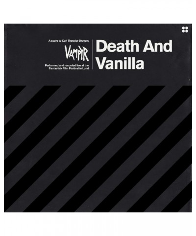 Death and Vanilla Vampyr' Vinyl 2xLP - Black and White Marbled Vinyl Record $17.78 Vinyl