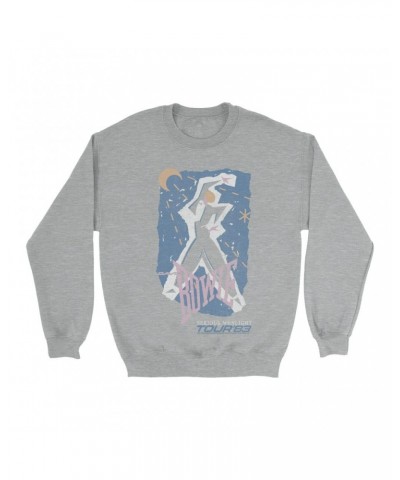 David Bowie Sweatshirt | Serious Moonlight Tour 1983 Design Sweatshirt $11.88 Sweatshirts