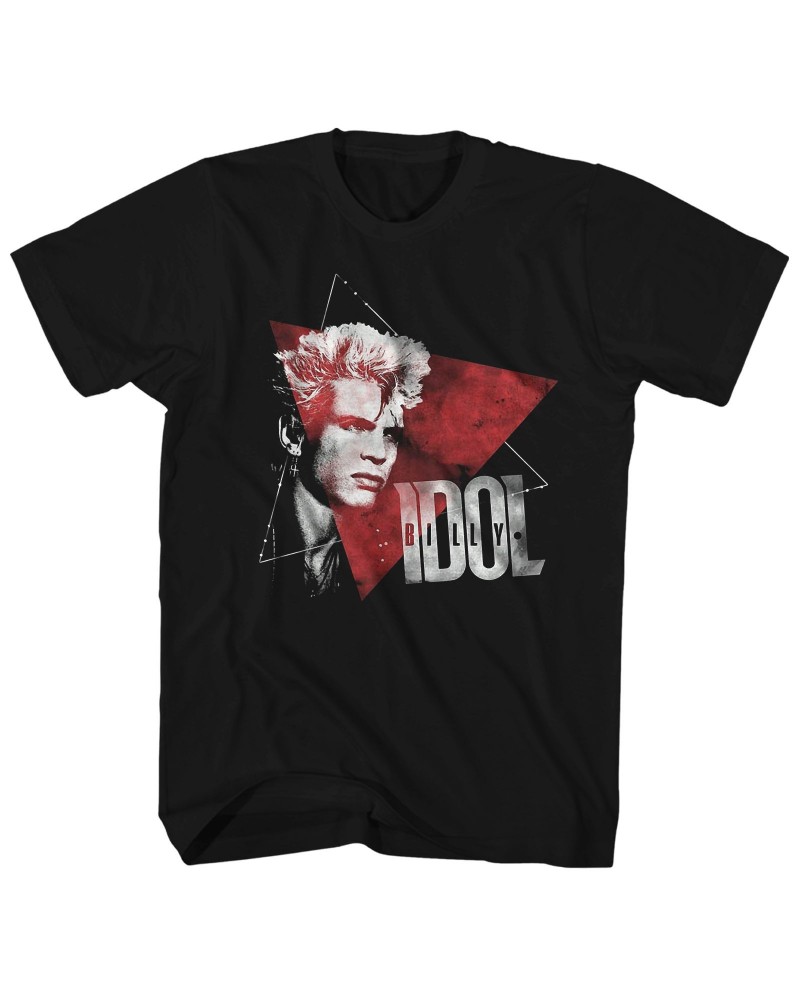 Billy Idol T-Shirt | Triangle Pattern Shirt $10.90 Shirts