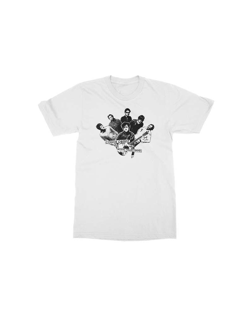 Conor Oberst Mystic Valley Band - White Band Star T-Shirt $4.95 Shirts