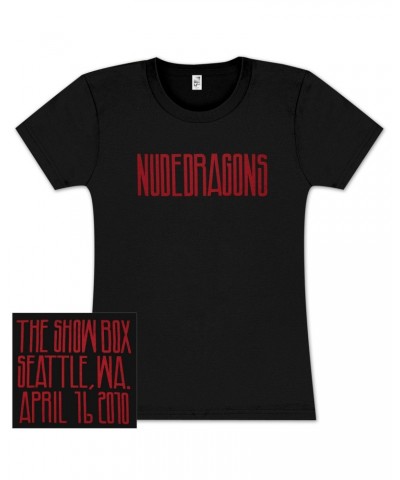 Soundgarden Nudedragons Show Girlie T-Shirt $5.04 Shirts