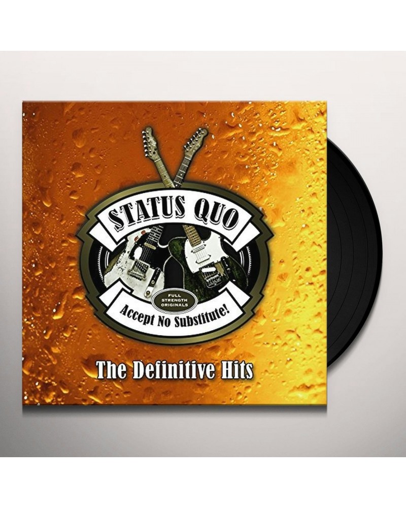 Status Quo ACCEPT NO SUBSTITUTE: DEFINITIVE HITS Vinyl Record $12.96 Vinyl