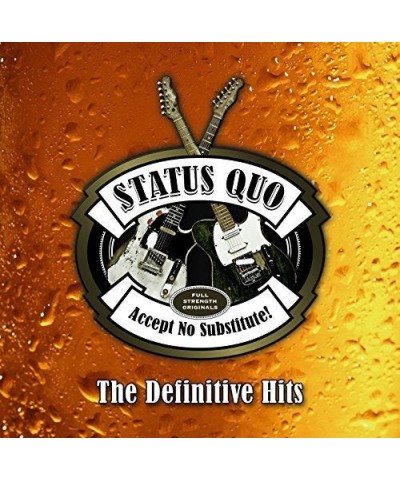 Status Quo ACCEPT NO SUBSTITUTE: DEFINITIVE HITS Vinyl Record $12.96 Vinyl