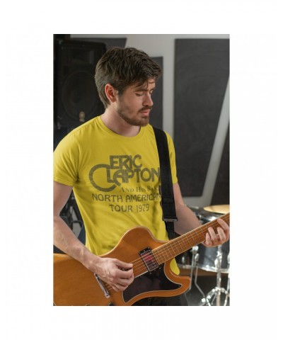 Eric Clapton T-Shirt | North American Tour 1979 Shirt $9.48 Shirts