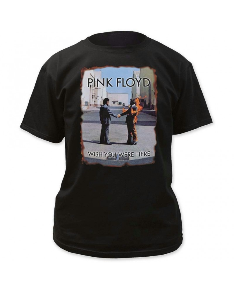 Pink Floyd T Shirt | Pink Floyd Wish You Were Here Cover T-Shirt $7.98 Shirts