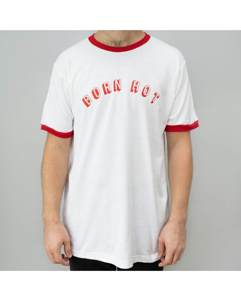 Chris Farren Born Hot Ringer T-Shirt $8.80 Shirts