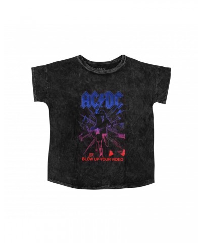 AC/DC Blow Up Your Video Charcoal T-Shirt $2.25 Shirts